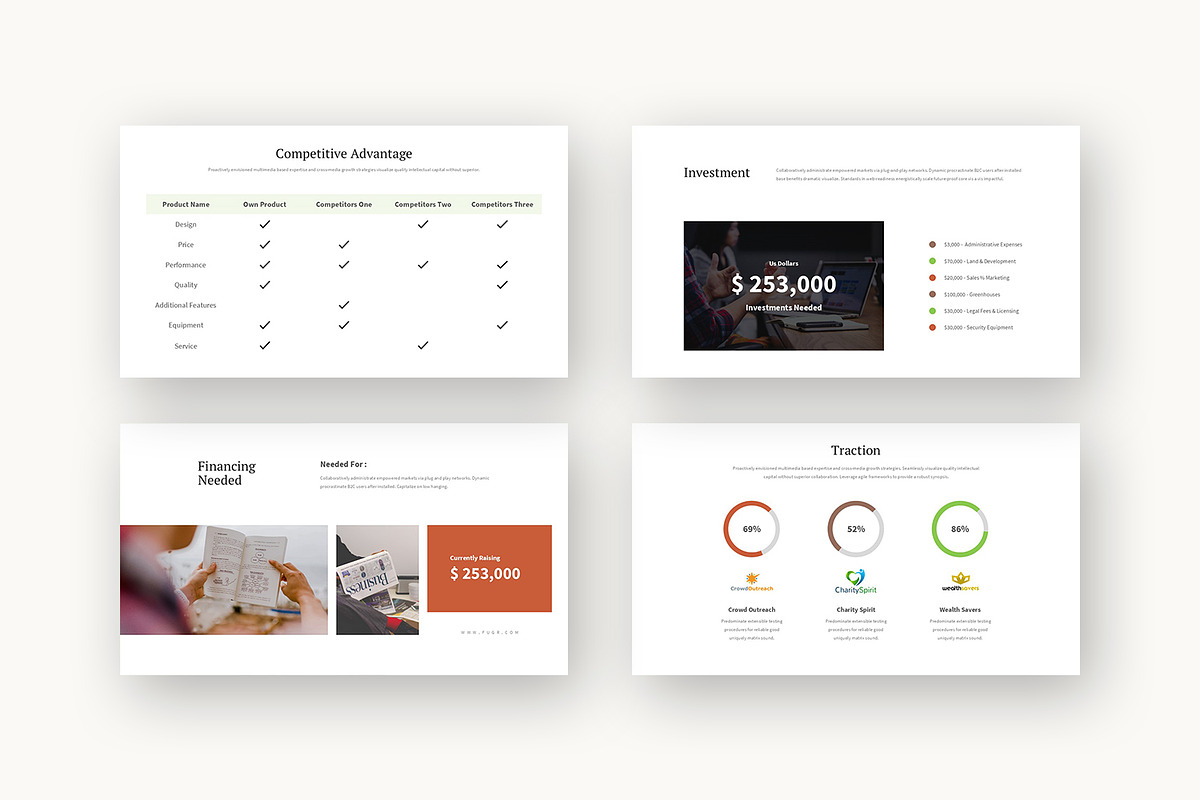 Fugr: Business Proposal Google Slide, a Presentation Template by Punkl Camp (Photo 8 of 16)