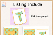 Floral Back to School Bulletin Board, a Stationery Template by Annyillustration (Thumbnail 3 of 6)