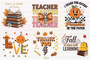 Coquette Teacher Fall Bundle Sublima, an Illustration by CreationArt (Thumbnail 3 of 5)