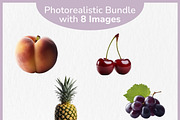 Fruits - Photorealistic Stock Bundle, a Food Illustration by Digital Dreamscaping (Thumbnail 3 of 4)