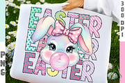 Coquette Easter Bunny Bubblegum, an Illustration by Craft Nest (Thumbnail 1 of 6)