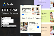 Tutoria - Education Website Template, a HTML Template by TNCFlow (Thumbnail 1 of 5)
