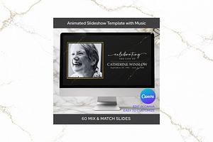 Funeral Slideshow Canva FS004