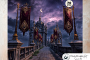 Obsidian Opera Theater Digital Paper, a Decorative Illustration by ThatsDesignArt (Thumbnail 5 of 16)
