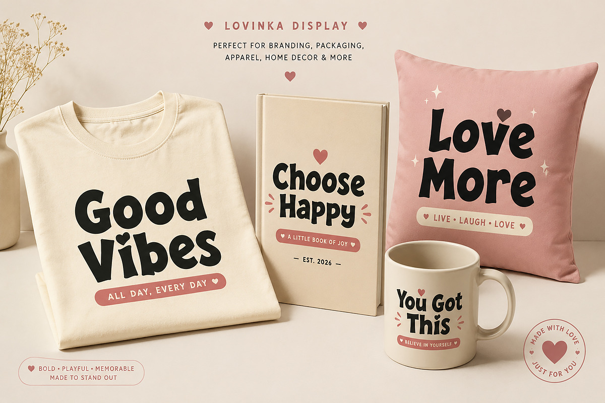Lovinka Display – Bold Display Font, a Slab Serif Font by Wow Magic (Photo 2 of 5)