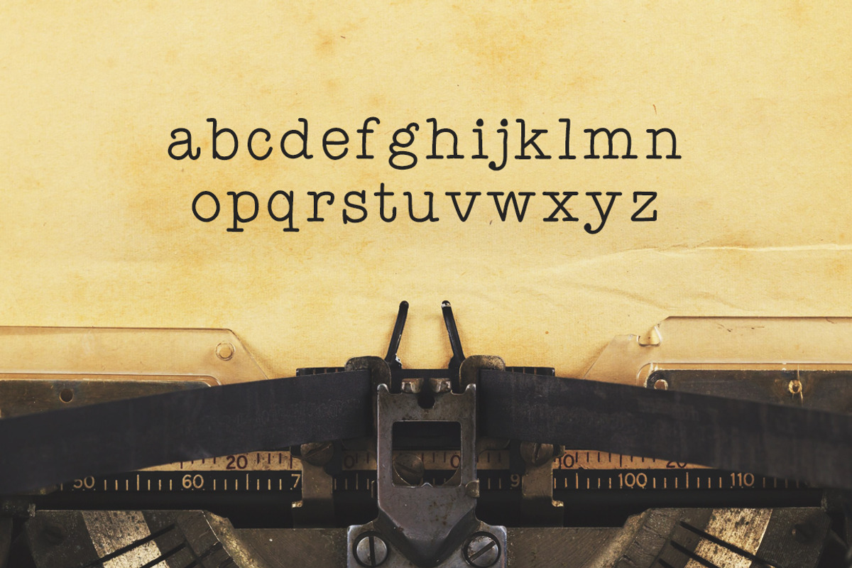 Detective - Typewriter Typeface, a Serif Font by HipFonts (Photo 3 of 9)