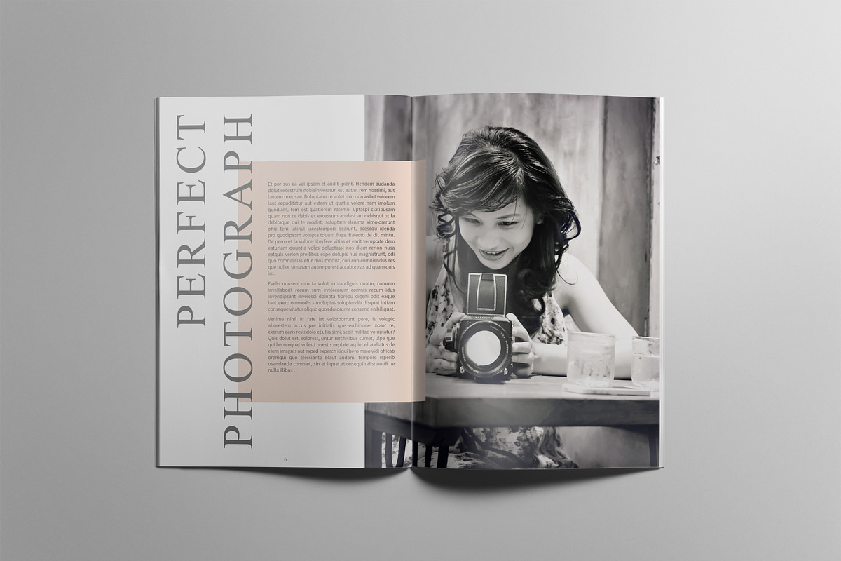 Simple Magazine Template, a Magazine Template by BoriesBechker (Photo 6 of 15)