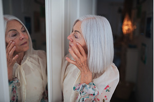 Portrait of beautiful senior woman, a Person Photo by HalfPoint