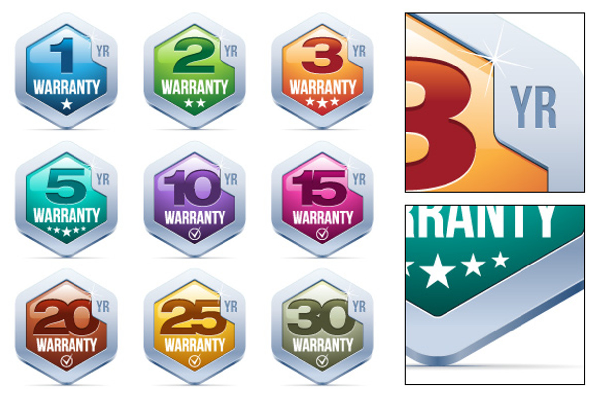 Warranty Badge, an Icon by Shurik76