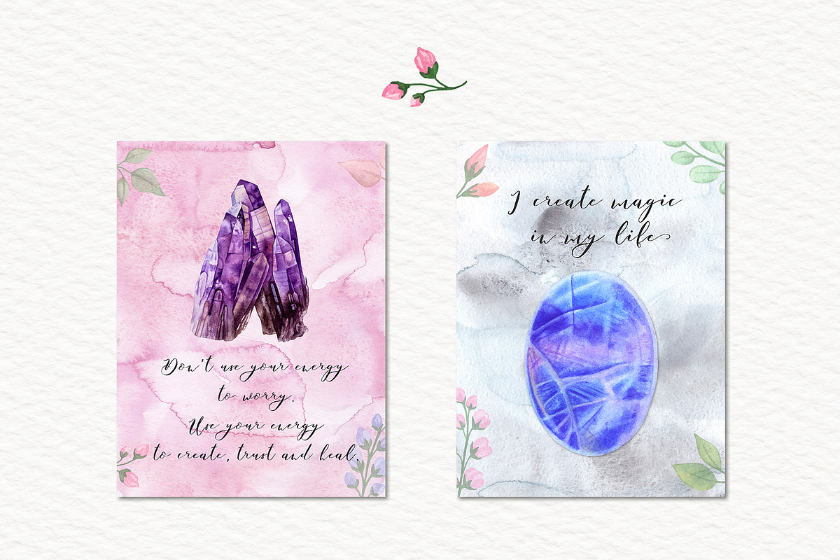 Crystalline. Crystals & Gemstones, an Illustration by Katya Zlobina (Photo 17 of 17)
