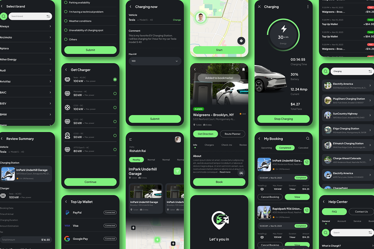 ChargIT: Empower Your Journey, an UI Kit Template by Fluttertop (Photo 8 of 13)