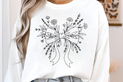 Coquette Flowers Sublimation Design, an Illustration by Libby Wishes (Thumbnail 3 of 4)