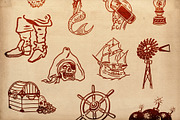 Nautical Illustration Set, an Object Illustration by Megflags (Thumbnail 6 of 6)