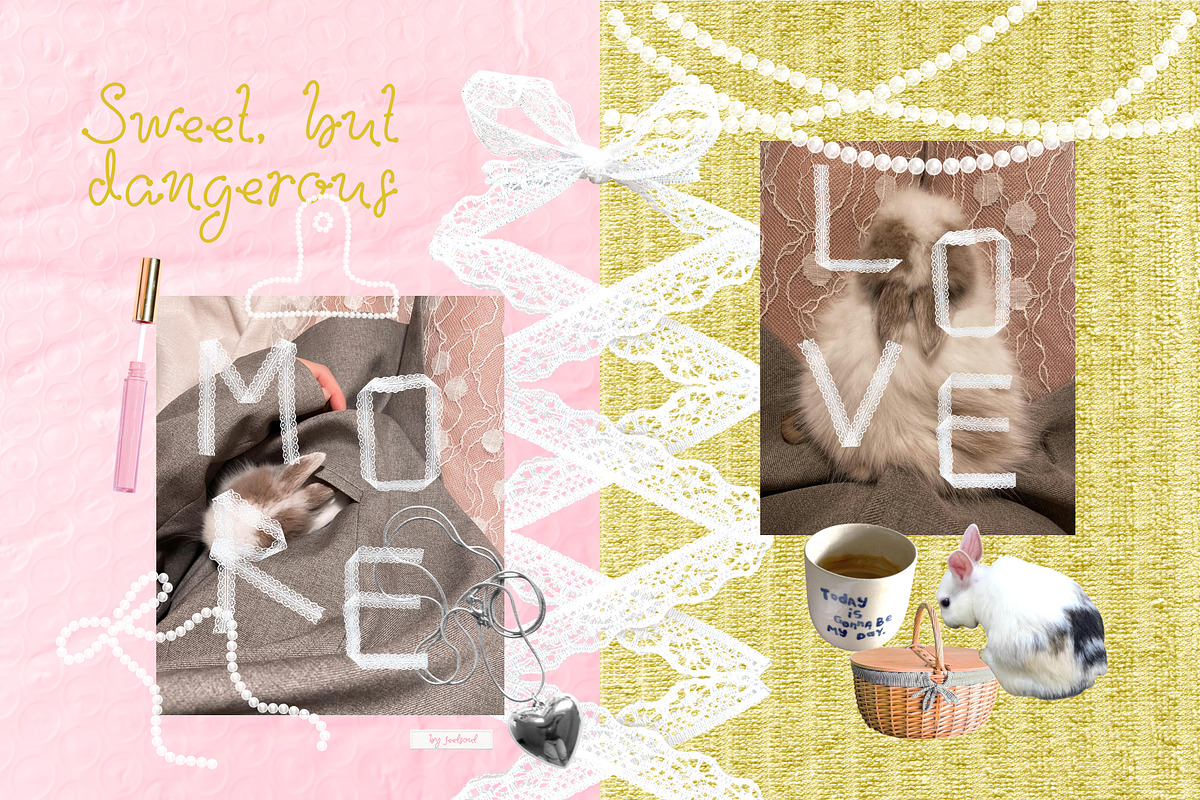 250+ Soft Girl Collage Pack, an Object Graphic by Feelsoul (Photo 6 of 10)