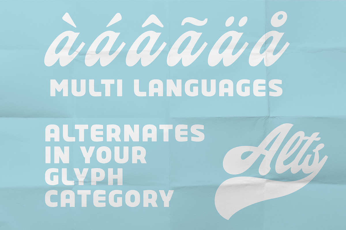 Slash Mash, Script Font, a Script Font by Andfonts (Photo 7 of 7)