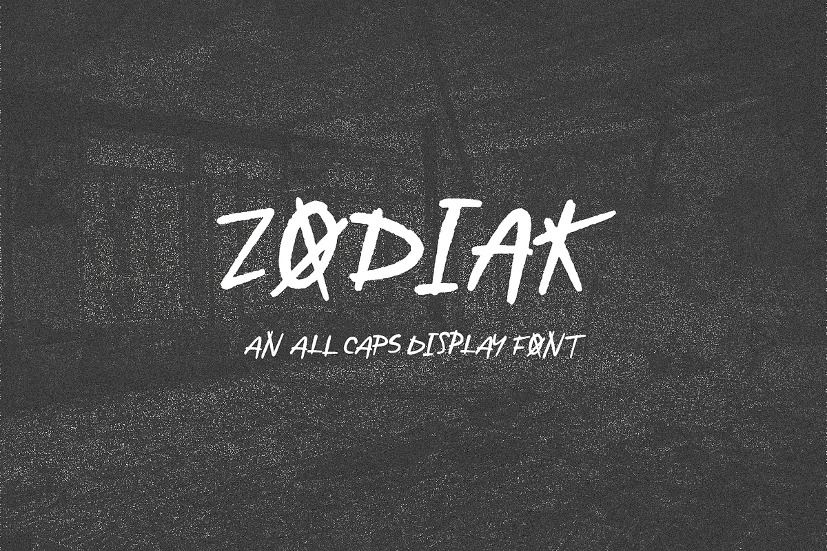 Zodiak Display Font, a Handwritten Font by Beck McCormick (Photo 1 of 10)