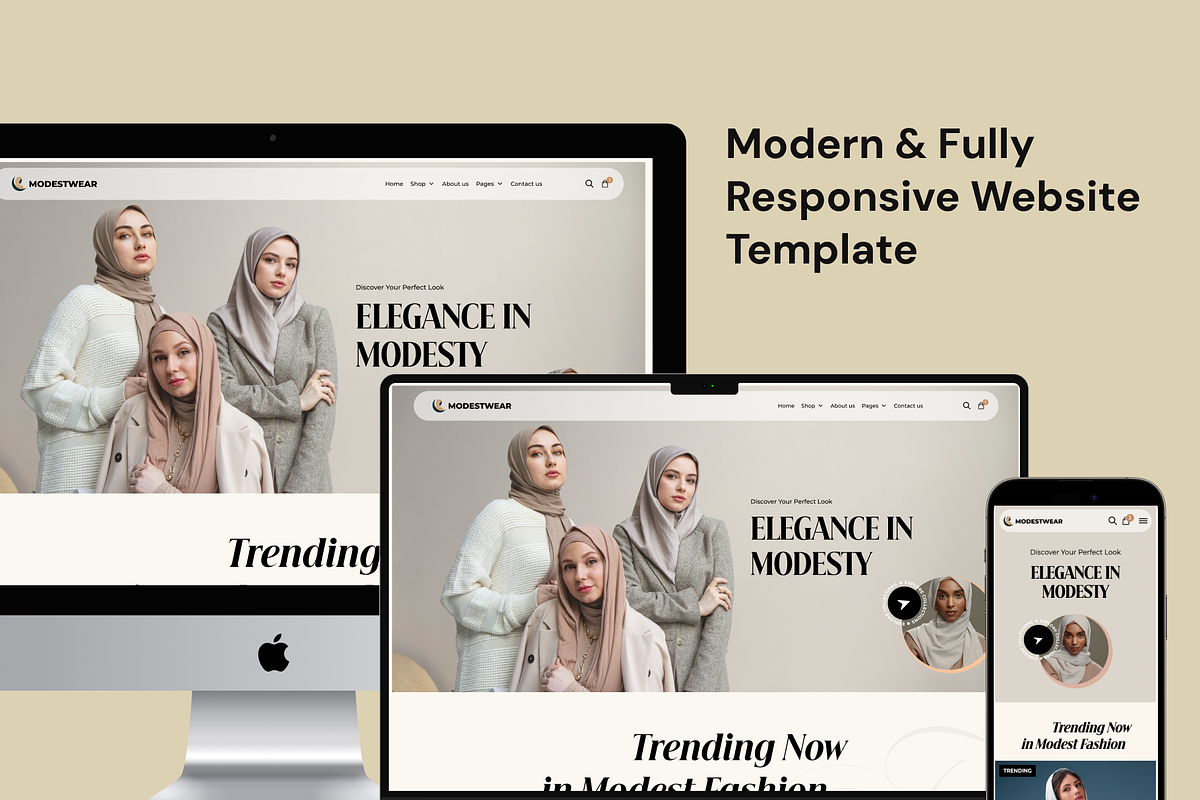 ModestWear - eCommerce HTML Template, a HTML Template by TNCFlow (Photo 3 of 5)