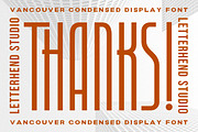 Vancouver - Condensed Display Font, a Font by Letterhend Studio (Thumbnail 9 of 9)