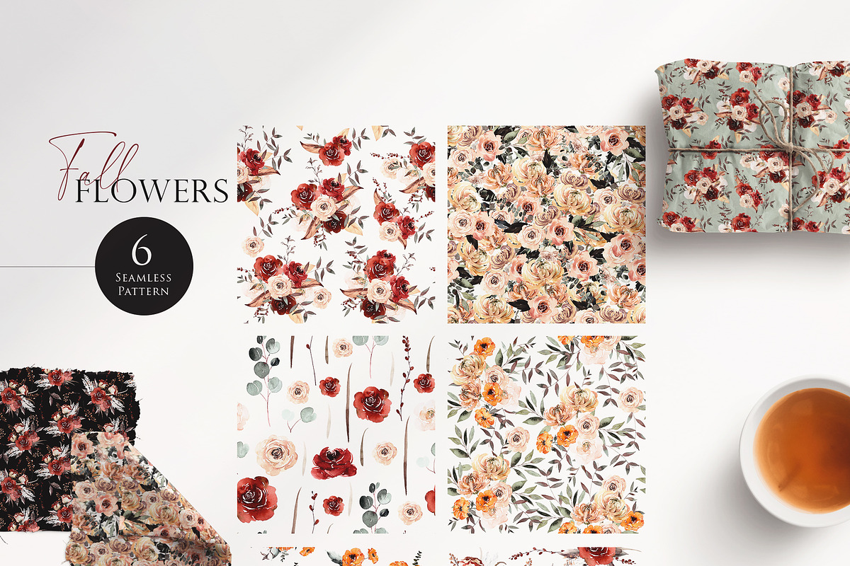 Watercolor flower - Autumn Bohemian, an Illustration by Beigetime (Photo 9 of 10)