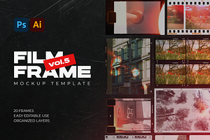 Film Frame Creator Vol.5, a Product Mockup by Sixtysix Labs