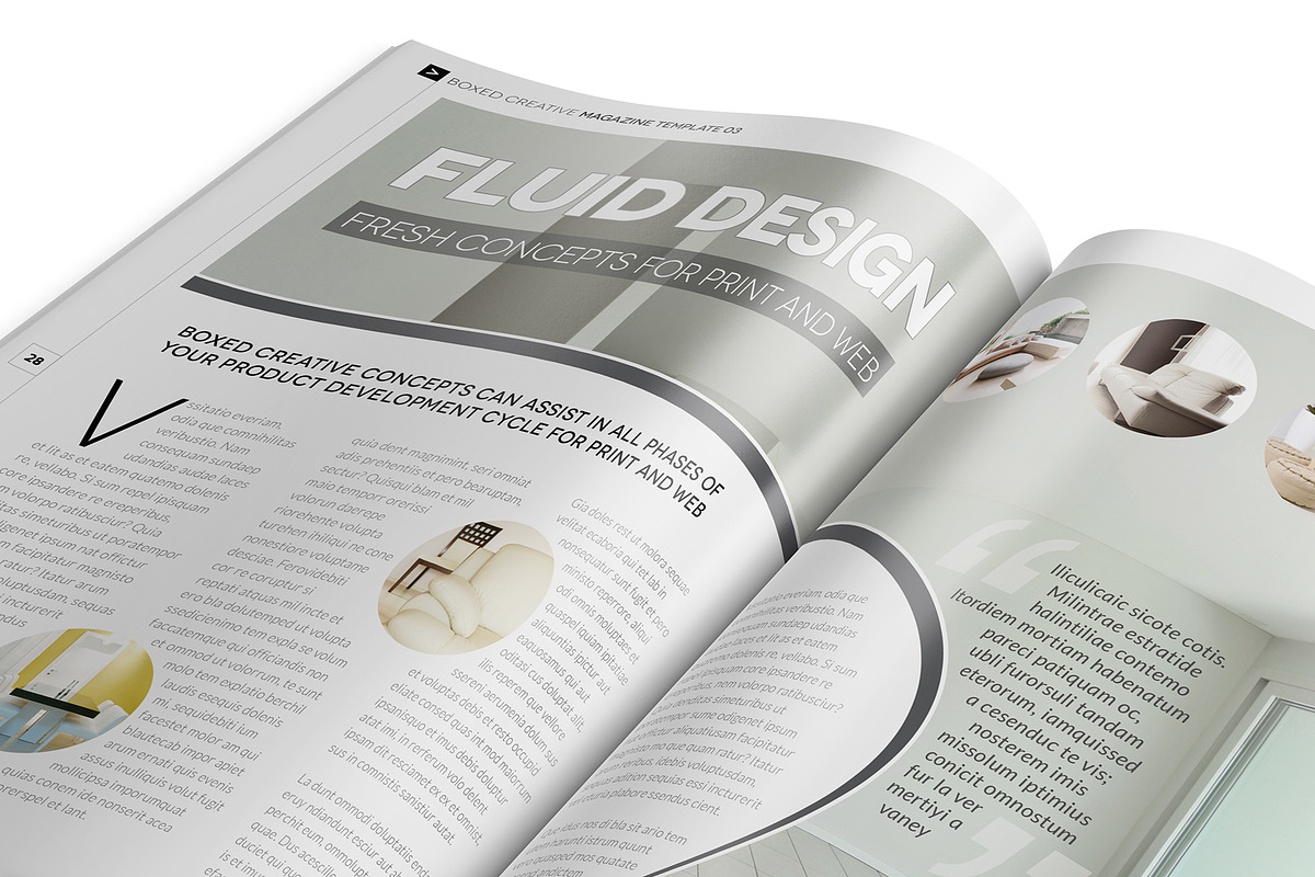 Magazine Template InDesign 03, a Magazine Template by Love Graphic Design (Photo 5 of 36)