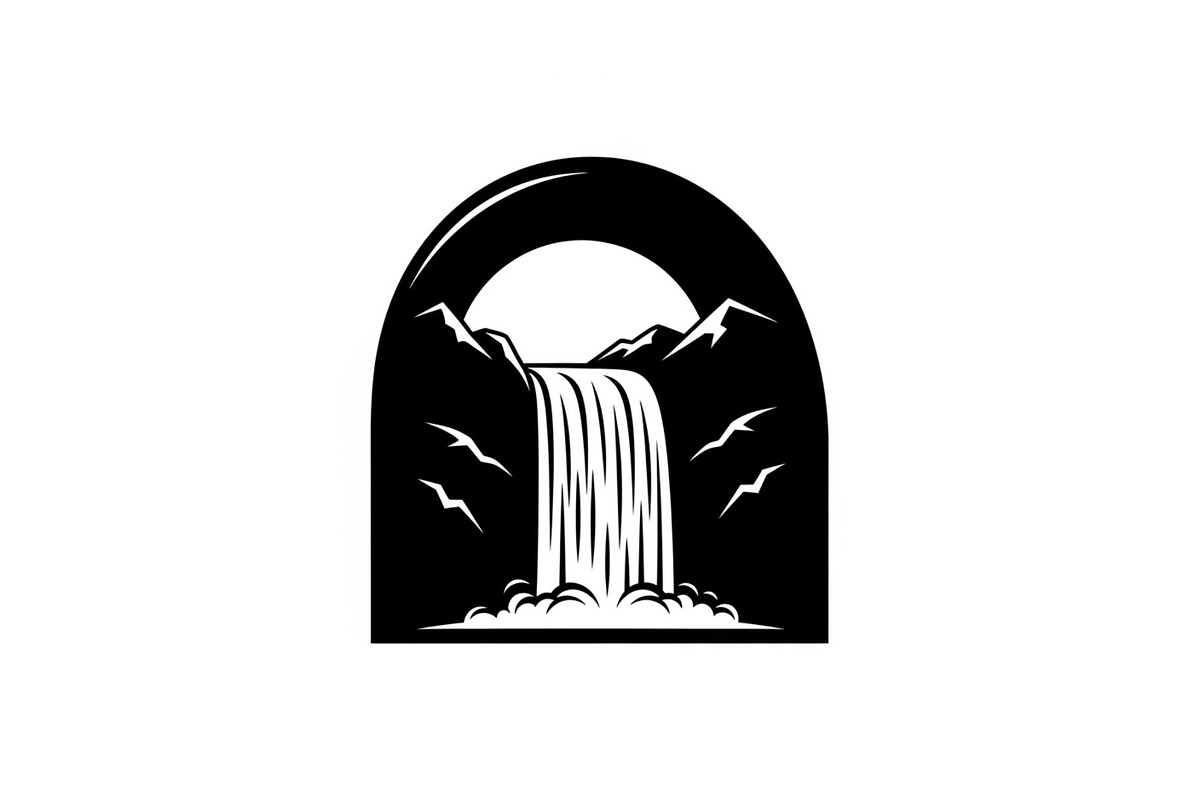 Waterfall Arch Landscape SVG Bundle, an Illustration by jahid234 (Photo 24 of 31)