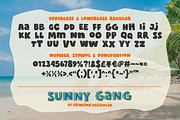 Sunny Gang - Quirky Typeface, a Handwritten Font by shineink.designlab (Thumbnail 7 of 10)