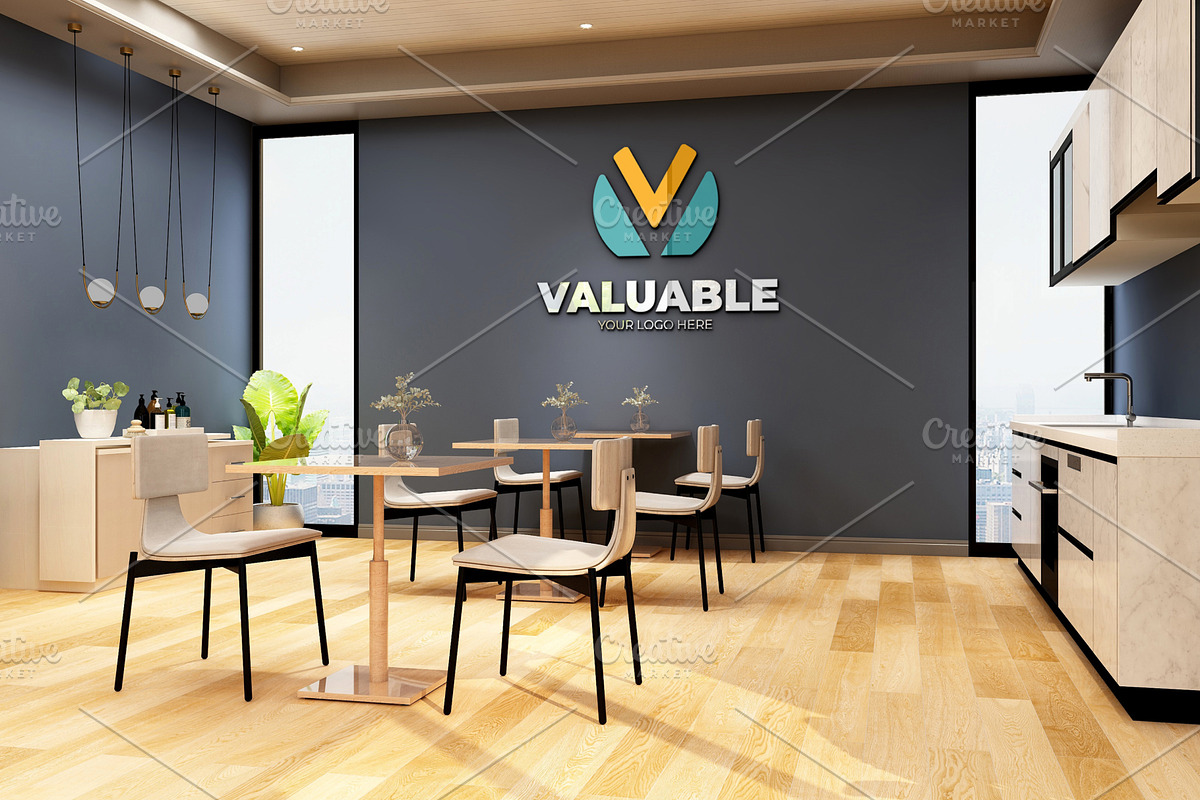 PSD Minimalist Office Logo Mockup, a Product Mockup by Ayy (Photo 15 of 23)