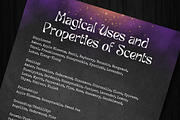 Grimoire - Book of Shadows - Scents, a Flyer Template by Cheryl.wTf (Thumbnail 3 of 7)