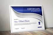Certificate Word | PSD | AI, a Stationery Template by Curve Design (Thumbnail 2 of 6)