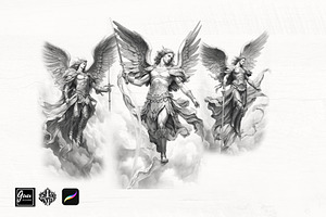 Archangel Michael And The Angels