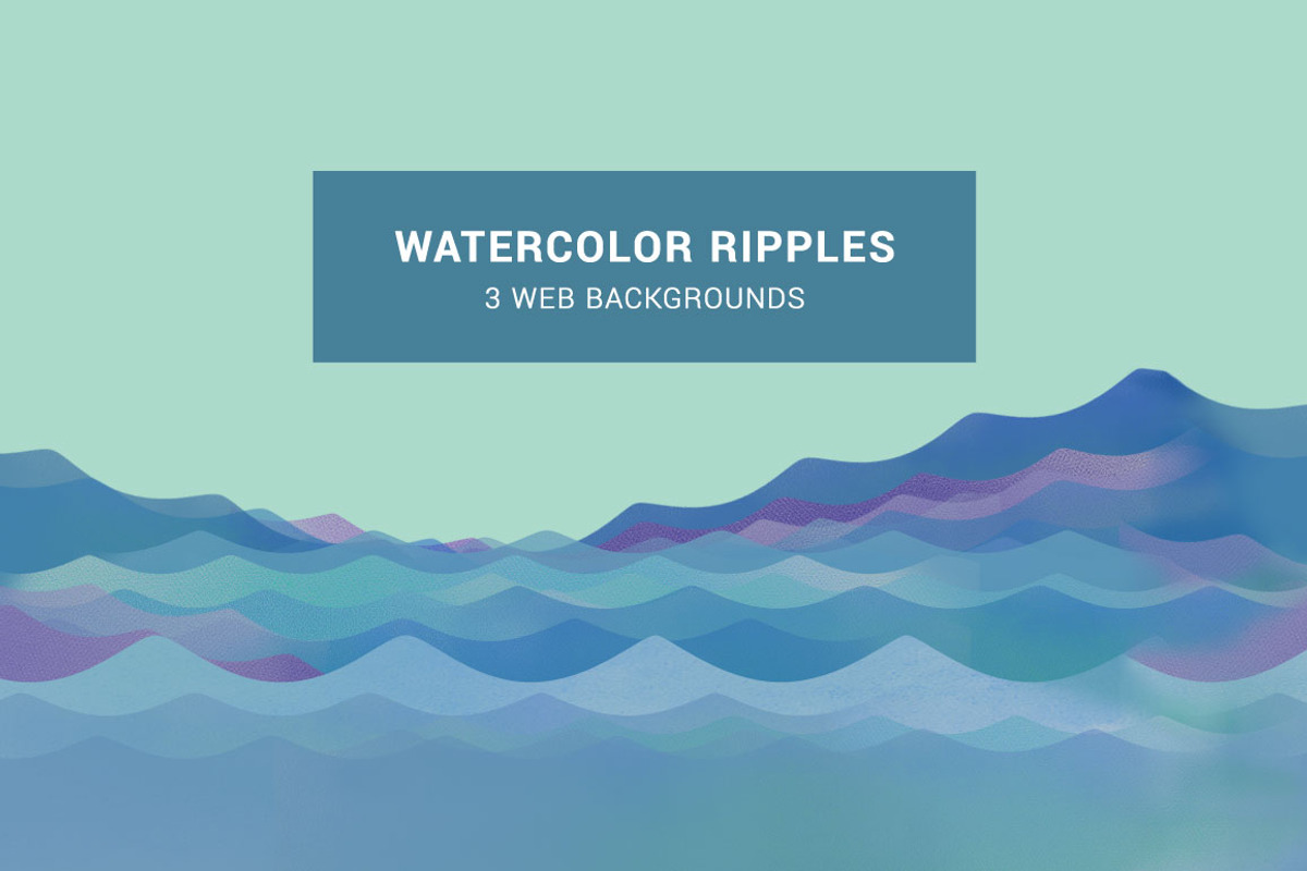 Watercolor Ripples Web Background, a Templates & Theme by audeemirza