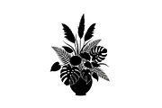 50 Botanical Garden Silhouette bundl, an Illustration by Designs_River (Thumbnail 24 of 51)