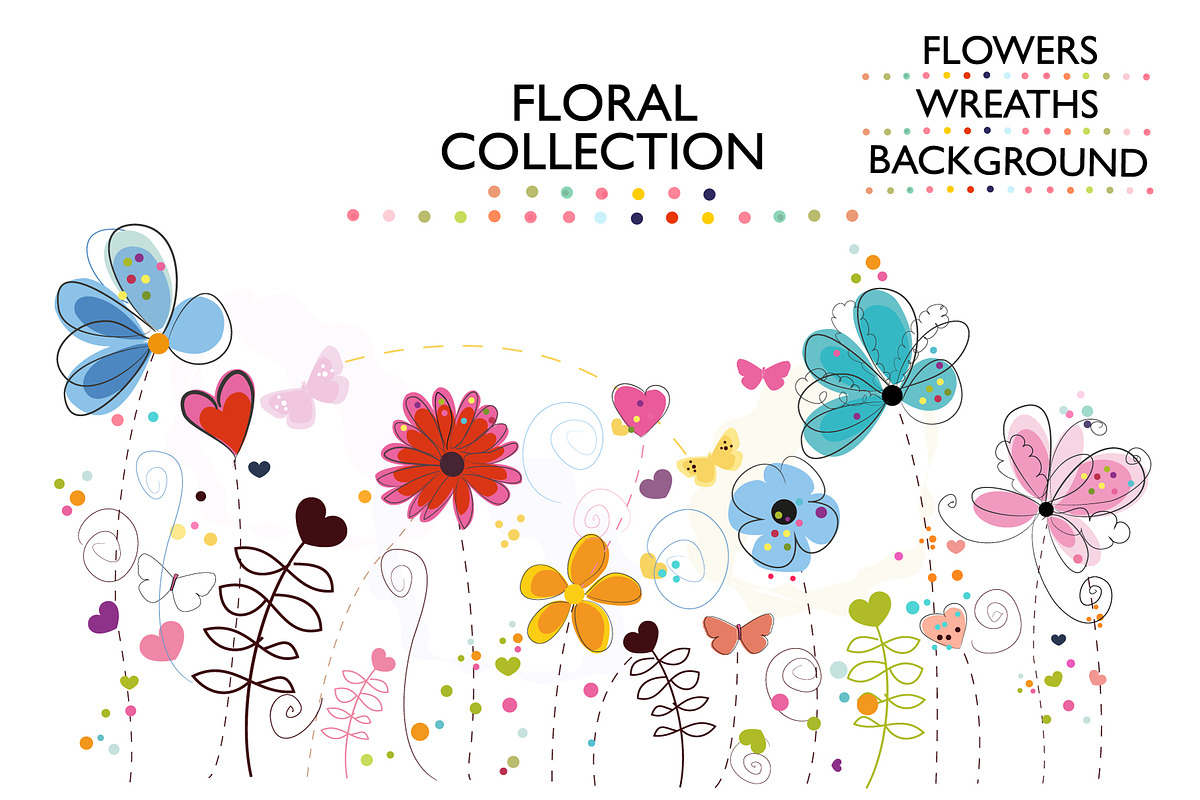 Floral Collection, an Illustration by gulsengunel (Photo 1 of 4)