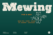 CS Bilyard Stamp, a Slab Serif Font by Craft Supply Co. (Thumbnail 2 of 8)