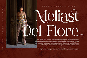 Meladu Rose Stylish Font