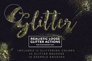 Loose Glitter Photoshop Actions, an Action Add-On by Designdell (Thumbnail 1 of 4)