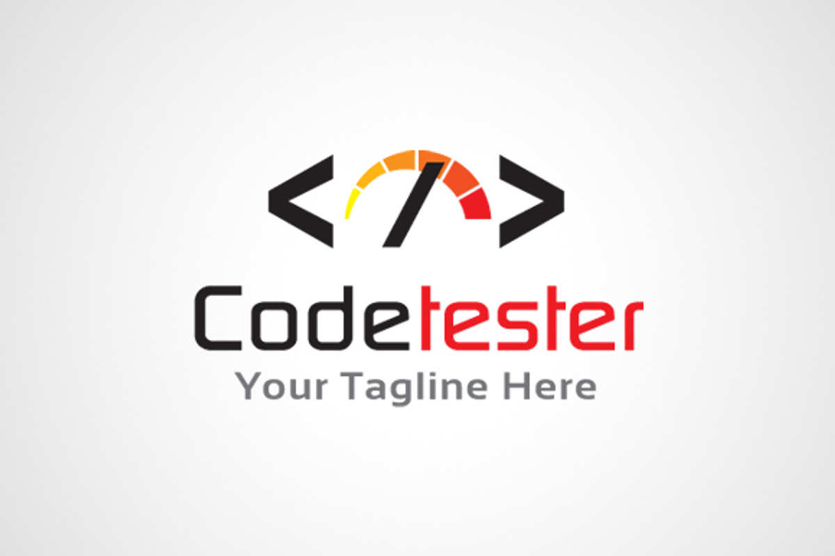 Code Tester Logo Template, a Branding & Logo Template by gunaonedesign