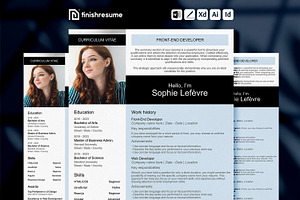 Front-end Developer Resume Template