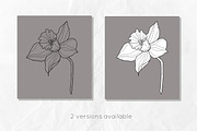 Garden Flowers Bundle Line Art SVG, a Decorative Illustration by Dervik Art Store (Thumbnail 8 of 10)