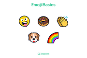 Basics: JoyPixels Flat Emoji Icons, an Outline Icon by joypixels (Thumbnail 5 of 6)
