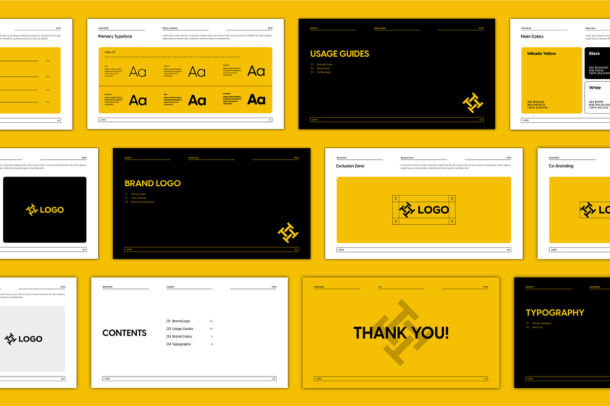 Modern Brand Guide Template, a Branding & Logo Template by Moody Designs (Photo 3 of 8)