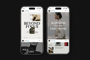 FOLD | Instagram Post & Story (III), a Social Media Template by Pixel Grid (Thumbnail 3 of 10)