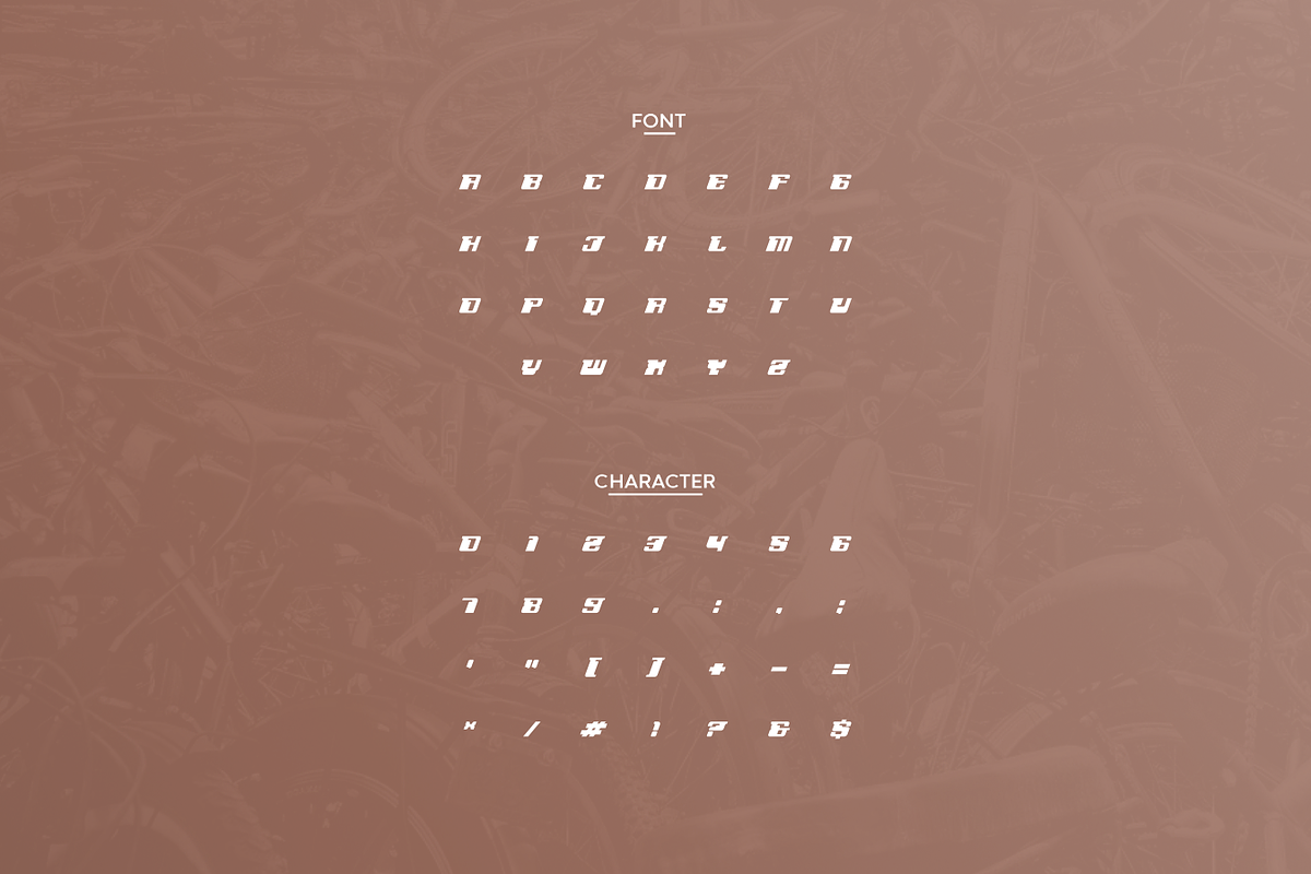 Bacron - Modern Sport Typeface, a Font by Letterna (Photo 3 of 4)