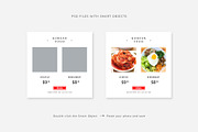 Food Instagram Pack | PS & Canva, a Social Media Template by Studio Siv (Thumbnail 6 of 6)