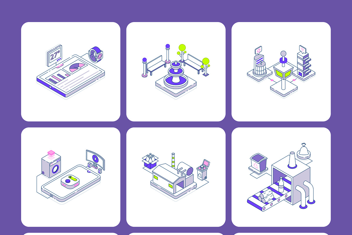200 Technology and AI Isometric, a Technology Illustration by Vectors Market (Photo 14 of 19)
