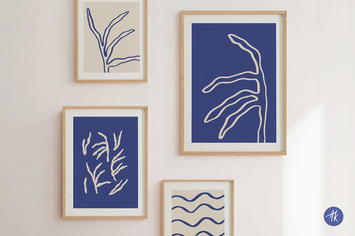 Sea Lover Hand Drawn Wall Art Set, a Graphic by Alena Koval (Photo 3 of 23)