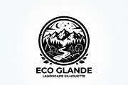 60 Eco Globe Landscape Silhouette, a Technology Illustration by Amazin_art (Thumbnail 7 of 49)