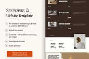 Portfolio Squarespace 7.1 Template, a Websites & App Template by Kseniia_Design (Thumbnail 5 of 9)
