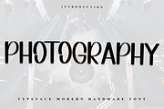 Photography, a Sans Serif Font by InermediaSTUDIO (Thumbnail 1 of 7)